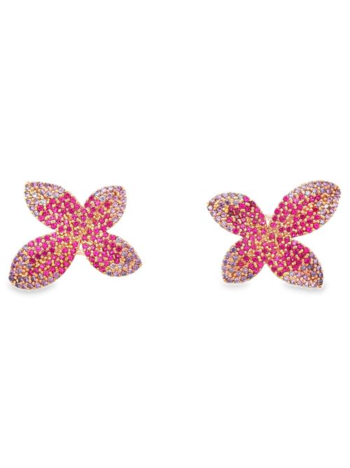 Dea gold fucsia&ametista earrings<BR/>